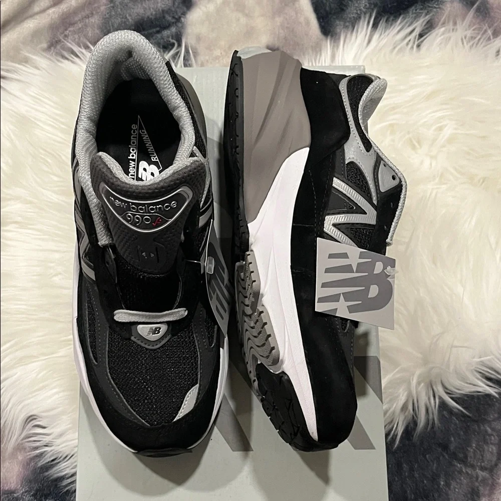 New Balance 990 V6 Black Athletic/Running Shoes W 8B Brand Brand New Made in USA - Picture 3 of 5